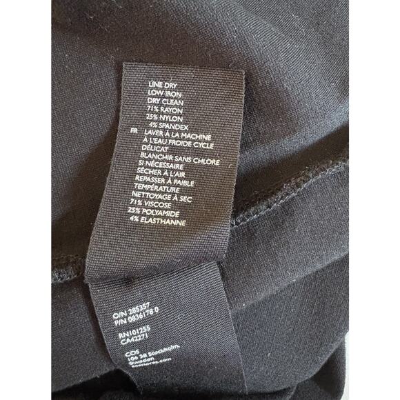 COS Double Layer Black Dress – XS Long Sleeve Fall Avante Garde Minimalist Chic - Picture 9 of 9